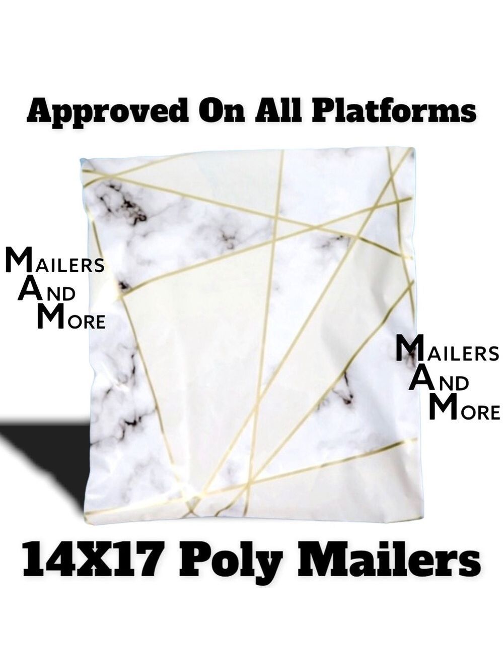 25 14X17 Marble Poly Mailers PRICE IS FIRM - Picture 6 of 11